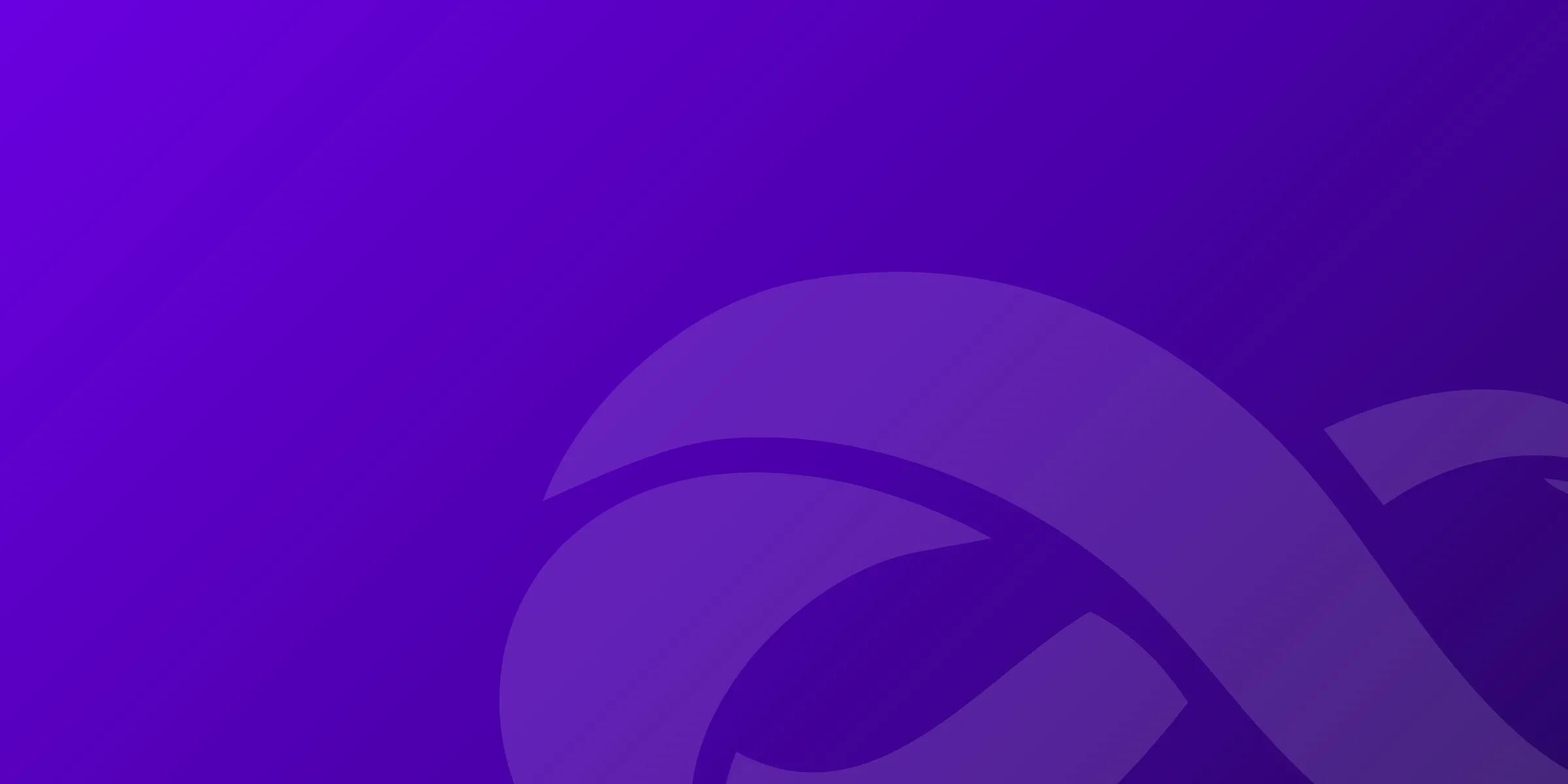 The Viby’Z infinity mark, oversized and faint, on the brand violet